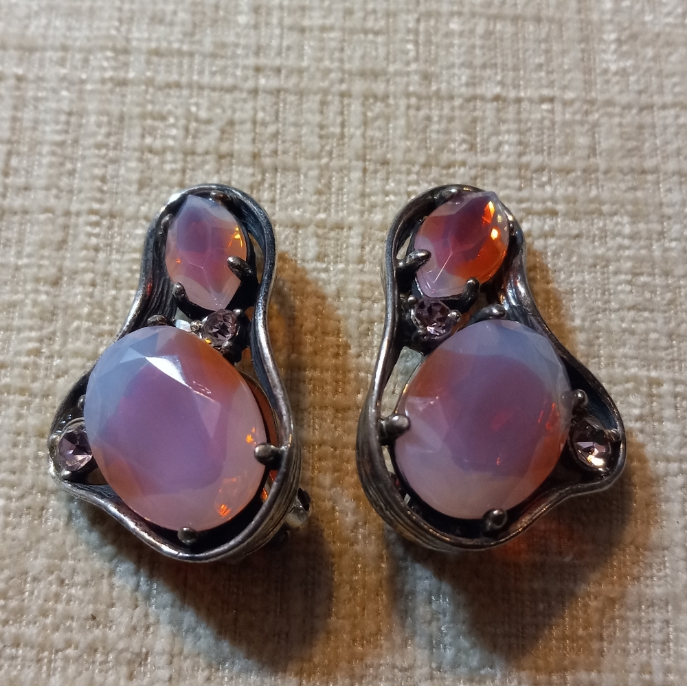 Antique Schiaparelli Clip on Earrings